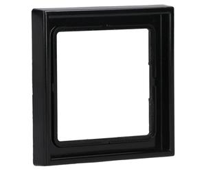 JUNG LS981SW Marco, Duroplástico, Resistente al Rayado, Brillante Negro, Simple, 81 X 81 mm