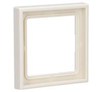 JUNG LS981W Marco, Duroplástico, Resistente al Rayado, Brillante Blanco Marfil, Simple, 81 X 81mm