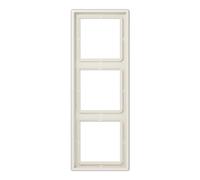 JUNG LS983W Marco, Duroplástico, Resistente al Rayado, Brillante Blanco Marfil, Triple, 81 X 223 mm