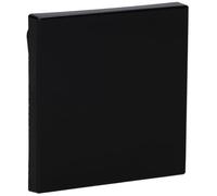 Jung Tecla sencilla LS990SW serie LS990 Duroplástico brillante resistente al rayado Negro