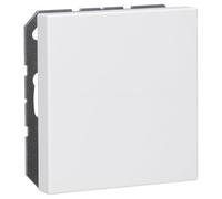 JUNG LS994BWW Tapa Ciega a Presión, Termoplástico (A Prueba de Golpes) Extrabrillante, Blanco Alpino
