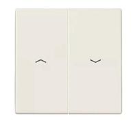 Tecla doble simbolo flechas serie LS990 JUNG LS995P Blanco marfil