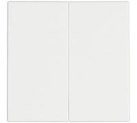 JUNG LS995WW Tecla Doble, Duroplástico (Resistente Al Rayado) Brillante, Blanco Alpino