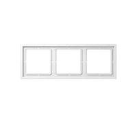 JUNG LSZ983BFWW Macro, Termoplástico, a Prueba de Golpes, Extrabrillante Blanco Alpino, Triple, 81 X 223mm