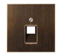 JUNG ME2969-1UAAT Placa Central, Acabados Metálicos, Latón Antik