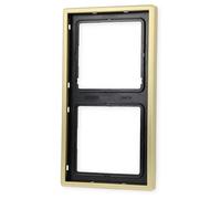 Jung ME2982C - Marco Doble Acero Laton Classic