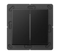 Jung Wand A500 Negro Mate Hue 4 Canales - FOHA595SWM