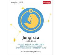 Jungfrau Sternzeichenkalender 2027 - Tagesabreißkalender - Ihr Horoskop für jeden Tag: Tischkalender 2027 mit täglichem Horoskop. Kleiner Kalender mit täglichem Blick in die Sterne