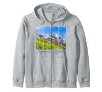 Jungfraujoch Suiza Pincelada Viajar Jungfraujoch Sudadera con Capucha