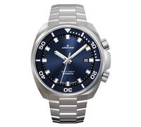 JUNGHANS Reloj automático para Hombre, 50 Bar, Aquaris Blue, 2 Correas