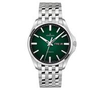 JUNGHANS Reloj automático para Hombre Meister S Acero/Verde Oscuro 27/4518.44