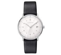 JUNGHANS Reloj de Mujer MAX Bill con Correa de Piel, Negro 47/4450.02