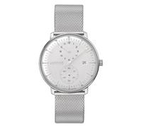 JUNGHANS Reloj regulador para Hombre MAX Bill con Correa de Malla Acero Inoxidable 27/4492.46