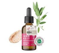 JUNGHEIT Exfoliante facial de rosa, certificado orgánico y vegano, antiinflamatorio, limpia profundamente los poros y previene los puntos negros, para todo tipo de piel, exfoliante facial, 50 ml