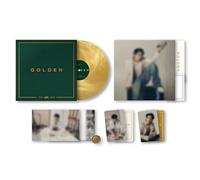 JUNGKOOK - JUNGKOOK - [GOLDEN] (LP) Outer Sleeve + VInyl + Photo Book + Postcard + Photo Card + Contents Envelope + Wax Seal Sticker + 2 Extra Photocards