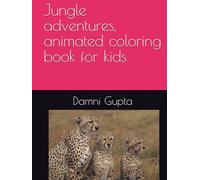 Jungle adventures, animated coloring book for kids