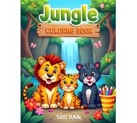 Jungle Animal Coloring Book (Ditti White Books for Children)