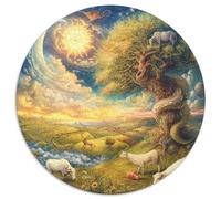 Jungle Animals 1000 Piece Jigsaw Puzzle For Adults Educational Games Stress Relief Puzzle Exercise The Memory of The Brain for Men, Women, Elders, Seniors 1000pcs (67.5x67.5cm)