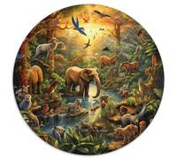 Jungle Animals 1000 Piece Science Fiction Jigsaw Puzzle For Adults Family Challenge Toys Stress Relief Puzzle Cultivate The Spirit of Teamwork for Family Decorations 1000pcs (67.5x67.5cm)