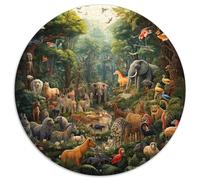 Jungle Animals 1000 Teile Science Fiction Puzzle Für Erwachsene Familien-Challenge Stresslindernde Unterhaltung Gedächtnis Trainieren Für Die Ganze Familie, Geschenke Für Frauen & Männer 1000pcs (67.5