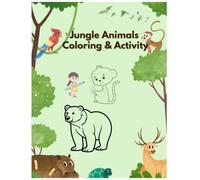 Jungle Animals Coloring & Activity