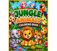 Jungle Animals Coloring Book