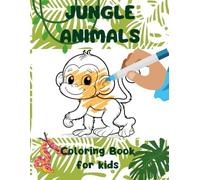 Jungle Animals. Coloring book for kids