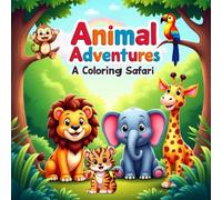 Jungle Animals Coloring Book: Fun and Playful Jungle Creatures to Color for Kids Ages 3-8