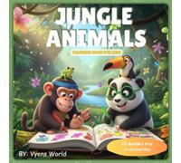 Jungle Animals: Simple and cute for kids Coloring Book