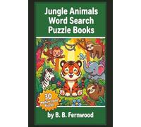 Jungle Animals Word Search Puzzle Book for Kids