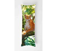 Jungle Body Pillow Case Cover 40x120cm, Long Backrest Cushion Pillow Protector with Zipper, Decorative Bedding Pillowcase, Soft Body Pillow Cover for Couch Bedroom Animals
