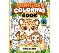 JUNGLE COLORING BOOK: Cute Animals
