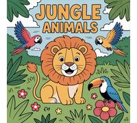 Jungle Dreams Coloring Book: 100 Pages for Creativity and Calm: A delightful collection of exotic animals and tropical plants for stress relief.
