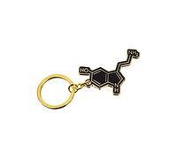Jungle Empire Llavero Molécula de Serotonina | Amuleto de la Suerte |Talismán de la suerte | Pequeños regalos | Felicidad | Joyas de Serotonina