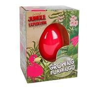 Jungle Expedition juguete huevo con flamenco en crecimiento, juguete flamenco 6cm
