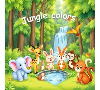 Jungle family Coloring, Animal coloring for kids from age 3-8