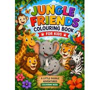 Jungle Friends: A Little Doodle Adventures Colouring Book