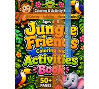 Jungle Friends Coloring and Activity Book