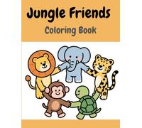 Jungle friends: Coloring book