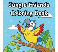 Jungle Friends Coloring Book: 40 Unique Animals to Color and Explore (Easy Relax Coloring)