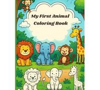 Jungle Friends Coloring Fun: A fun and educational coloring book for kids ages 3-10, filled with friendly jungle animals and simple designs to spark creativity.