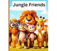 Jungle Friends: Wild animal colouring book for kids
