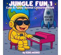JUNGLE FUN 1: Cute & Funny Animal Coloring Book