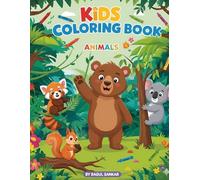 Jungle Jamboree: Animal Coloring Book for Kids: Easy & Fun Coloring Pages of Lions, Elephants, and Safari Friends for Toddlers and Kids Ages 3-6