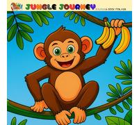 Jungle Journey : Animals & Birds Coloring Adventure For Kids: A Wild Coloring Book for Kids Ages 4-8