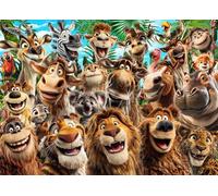 Jungle Joy Party Jigsaw Puzzle 1000 Piezas Adultos Traviesos Animales Salvajes Puzzle Adultos 1000 Piezas Puzzle Puzzle Puzzle