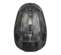 Jungle Leopard Luz de señalización táctica for Casco, función de edición, LED Visible + luz infrarroja de Supervivencia, alimentada por una Pila AA.(BK)