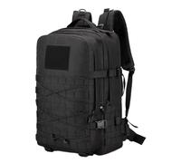 Jungle Leopard Mochila táctica Molle de 45 l for caza, viajes, senderismo, acampada, escalada, deporte, bolso de hombro grande(BK)