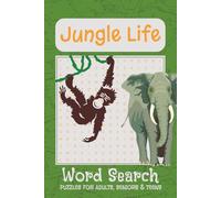 Jungle Life Word Search Puzzle Book: Word Searches with Easy to Read Print about Jungle, Wildlife, Forests and More | 6x9 inches, 110 pages | 50+ ... Gift for Vacations, Holidays and Free Times
