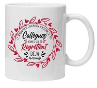 Jungle Mug Idee regalo depart collegue | Taza Regalo Colega De Trabajo | Taza Trabajo - Iniciar Colega | Taza Humor Colega Taza